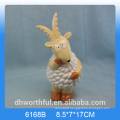 Creative animal figurine ceramic goat ornament